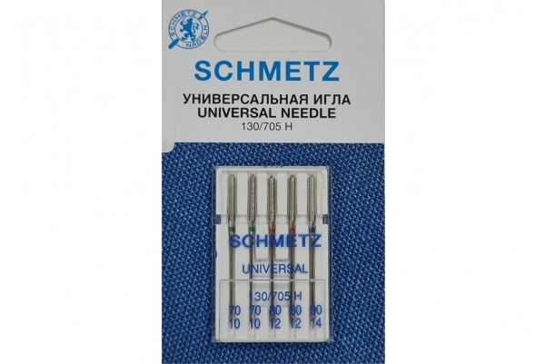 Иглы Schmetz универсальные (70x2, 80x2, 90x1), 5 шт в Новочебоксарске
